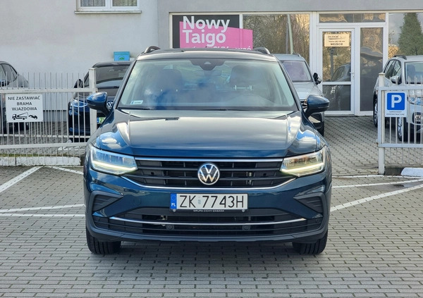 Volkswagen Tiguan cena 124900 przebieg: 21000, rok produkcji 2021 z Koszalin małe 352